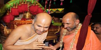 ಇಂದು ಉಡುಪಿ ಮಠಕ್ಕೆ ಭೇಟಿ ನೀಡಿ ಶ್ರೀಕೃಷ್ಣನ ದರ್ಶನ ಪಡೆದ ಶ್ರೀ ವಿದ್ಯಾಪ್ರಸನ್ನತೀರ್ಥರು