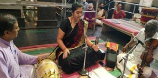 ಶ್ರೀ ವೆಂಕಟೇಶ್ವರ ಸ್ವಾಮಿ ದೇವಸ್ಥಾನದಲ್ಲಿ ಭಕ್ತಿ ಸಂಗೀತ