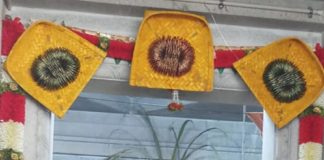 ಚಾಮುಂಡೇಶ್ವರಿ ದೇವಿಗೆ ಬಾಗಿನ ಅಲಂಕಾರ