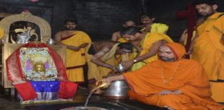 ಗೋಕರ್ಣ ಆತ್ಮಲಿಂಗಕ್ಕೆ ರಾಘವೇಶ್ವರ ಶ್ರೀಗಳಿಂದ ವಿಶೇಷ ಪೂಜೆ