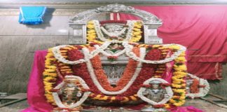 ಶ್ರೀ ರಾಘವೇಂದ್ರ ಸ್ವಾಮಿಗಳ ಬೃಂದಾವನಕ್ಕೆ ಗುರುವಾರದ ವಿಶೇಷ ಅಲಂಕಾರ