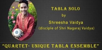 ತಬಲಾ ವಾದನ ಜೂನ್ 13 ರಂದು