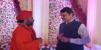 ಪಂಚಮಸಾಲಿ ಪೀಠಾಧ್ಯಕ್ಷರಾದ ಶ್ರೀ ವಚನಾನಂದ ಸ್ವಾಮೀಜಿ- ಮಹಾರಾಷ್ಟ್ರ ಮಾಜಿ ಸಿಎಂ ಭೇಟಿ