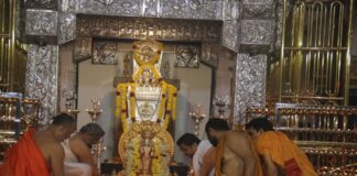 ಶ್ರೀ ರಾಘವೇಂದ್ರ ಸ್ವಾಮಿಗಳವರ ಮಠದಲ್ಲಿ ಲಕ್ಷದೀಪೋತ್ಸವ