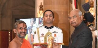 ಶ್ರೀ ವಿಶ್ವೇಶತೀರ್ಥ ಸ್ವಾಮೀಜಿ ಅವರಿಗೆ ಪದ್ಮವಿಭೂಷಣ (ಮರಣೋತ್ತರ) ಪ್ರಶಸ್ತಿ