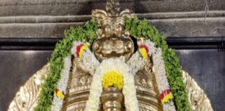 ಚಂಪಕಧಾಮ ಸ್ವಾಮಿ ದೇಗುಲದ ಶ್ರೀ ವೆಂಕಟರಮಣ ಸ್ವಾಮಿ ಹಾಗೂ ಶ್ರೀ ಲಕ್ಷ್ಮೀದೇವಿಯ ಅಲಂಕಾರ