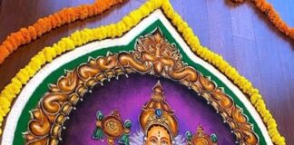 ಇವು ಕೇವಲ ಫೋಟೋ ಅಲ್ಲ, ಕೈಯಲ್ಲಿ ಬಿಡಿಸಿದ ದೇವರ ರಂಗೋಲಿ