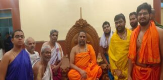 ಮಂತ್ರಾಲಯ ಶ್ರೀಗಳವರಿಂದ ಸಂಸ್ಥಾನ ಪೂಜೆ