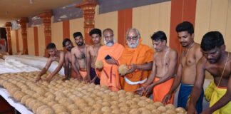 ಶ್ರೀ ಯೋಗಾನರಸಿಂಹಸ್ವಾಮಿ ದೇವಸ್ಥಾನದಲ್ಲಿ 2 ಲಕ್ಷ ಲಾಡು ವಿತರಣೆ